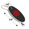 GRAPHICS & MORE Dungeons & Dragons d20 Dice Floating Keychain Oval Foam Fishing Boat Buoy Key Float view 4