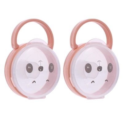 2pcs Box storage box travel case case Storage Case carrying case organizer case container clip pp baby