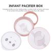 2pcs Box storage box travel case case Storage Case carrying case organizer case container clip pp baby view 3