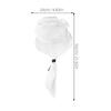 Abaodam Judge Wig Long White Funny Crazy Lawyer Wigs Barrister Costume for Halloween Costume Cosplay Party view 2