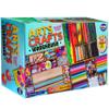 3 Layers Jumbo Arts and Crafts Supplies Warehouse, Biggest Chest Box 17.91Wx12.4L Includes 1600+ Giant Craft Materials Kit for Kids 6-12 Creative Toys Birthday Gift for Preschool Girls and Boys view 1
