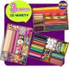 3 Layers Jumbo Arts and Crafts Supplies Warehouse, Biggest Chest Box 17.91Wx12.4L Includes 1600+ Giant Craft Materials Kit for Kids 6-12 Creative Toys Birthday Gift for Preschool Girls and Boys view 2