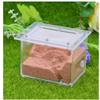 MTFZD Ant Farm Plaster Ant Nest Workshop Acrylic Ant Farm Ants Queen House Insect Cage Anthills Pet Ant Castle 10.3 7.6 7.5cm (Color : F) view 1