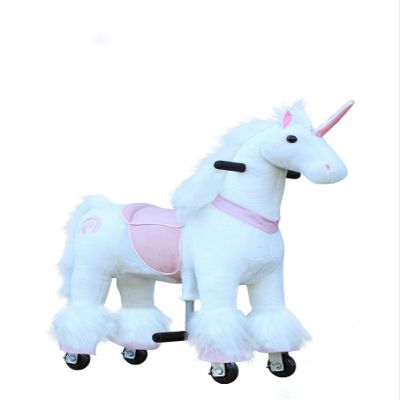 Medallion - My Unicorn Ride On Horse for Girls and Boys Size for 3 to 4 Years Old (Pink Color)