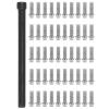 50Pcs RC Car Wheel Rims Hub Screws Kit - Stainless Steel M2.5 for 1/10 RC Crawler Car, Lug Screws, Tornado Clips view 1