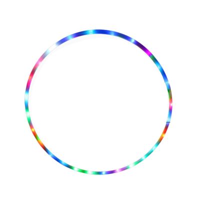 N-brand Children's Adult Hula Hop Multi-Color Home Indoor Family LED Fitness Hoop Lightweight Removable Sport