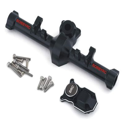 BOBBY_RC Rear Axle Aluminum Case for Axial SCX24, Black