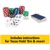 Spin Master Games, Cardinal Classics, 300-Piece Poker Set with Aluminum Carrying Case & Professional Weight Chips & Poker Dice, for Ages 8+ view 4