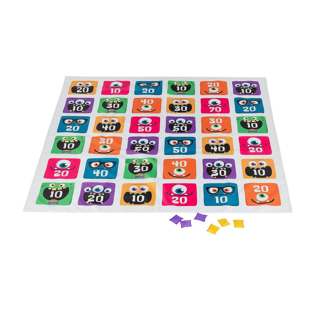 Halloween Floor TOSS Game - Toys - 7 Pieces