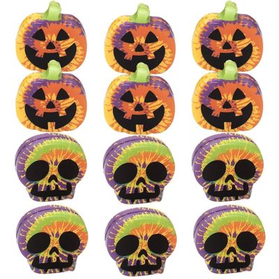 Fun Express Halloween TIE DYE RELAXABLE - Toys - 12 Pieces