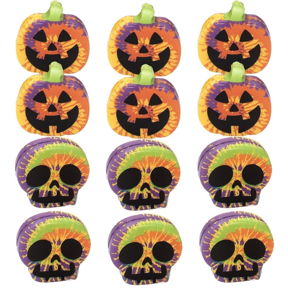 Fun Express Halloween TIE DYE RELAXABLE - Toys - 12 Pieces