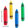 Fun Express INFLATE Crayons - Toys - 12 Pieces view 2