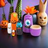 Fun Express Halloween Nesting Dolls - Russian Matryoshka Style Wooden Stacking Dolls Set of 5 | Kids Halloween Decor & Educational Nesting Toys for Toddlers 1-3 | Small Dolls for Girls & Boys Gift view 4