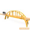 ORBRIUM Wooden Train Tracks Accessories Super Long Double Span Arch Bridge ~ 5 Ft Long for Wooden Railway Wood Toy Train Montessori STEM Toys Compatible with Thomas The Tank Brio Melissa and Doug view 4