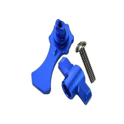 Aluminum Body Shell Lock for 1:10 Traxxas HOSS 4X4 VXL/E-Revo 2.0 VXL/Rustler 4X4 VXL/MAXX - 3Pc Set Blue