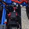 Aluminum Servo Mount +25T Aluminum Servo Horn With Built-In Spring For Arrma 1:5 KRATON 8S BLX/OUTCAST 8S BLX/KRATON EXB Roller - 19Pc Set Blue view 3