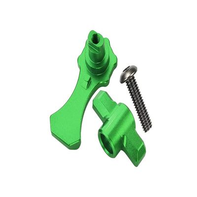 Aluminum Body Shell Lock for 1:10 Traxxas HOSS 4X4 VXL/E-Revo 2.0 VXL/Rustler 4X4 VXL/MAXX - 3Pc Set Green