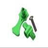 Aluminum Body Shell Lock for 1:10 Traxxas HOSS 4X4 VXL/E-Revo 2.0 VXL/Rustler 4X4 VXL/MAXX - 3Pc Set Green view 1
