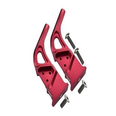 1/7 INFRACTION/INFRACTION V2 / LIMITLESS Upgrade Parts Aluminum Rear Wing Mount - 2Pc Set Red