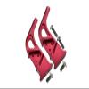 1/7 INFRACTION/INFRACTION V2 / LIMITLESS Upgrade Parts Aluminum Rear Wing Mount - 2Pc Set Red view 1