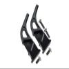 GPM 1/7 Infraction/Infraction V2 / Limitless Upgrade Parts Aluminum Rear Wing Mount - 2Pc Set Black view 1