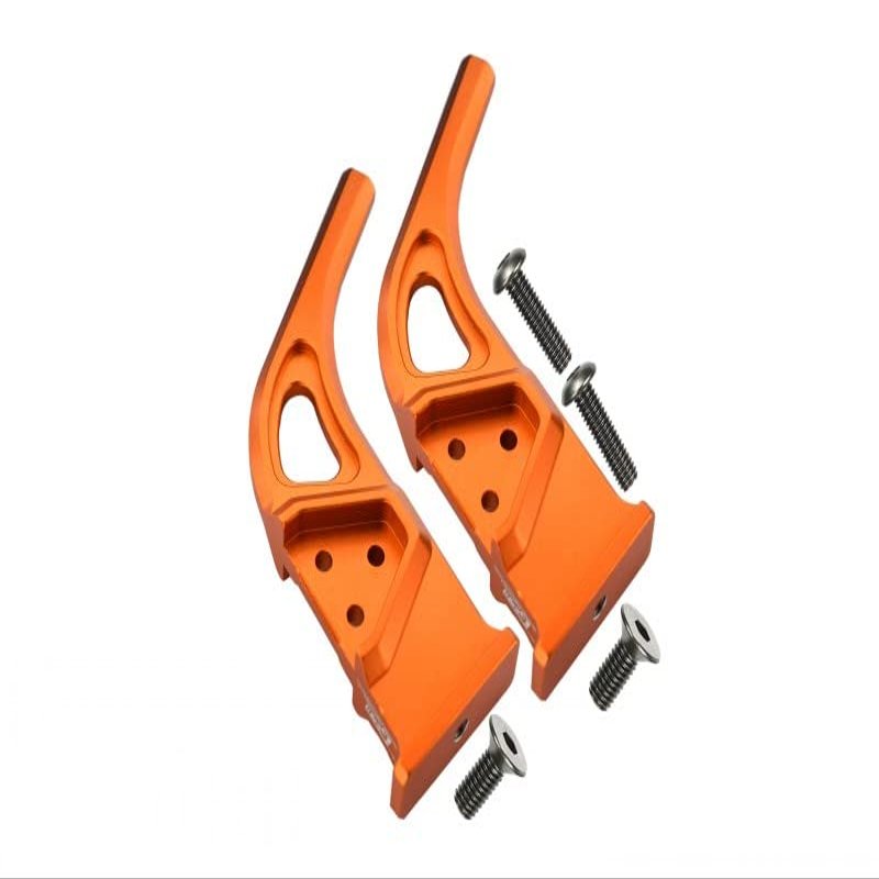GPM for Arrma 1/7 Infraction/Infraction V2 / Limitless Upgrade Parts Aluminum Rear Wing Mount - 2Pc Set Orange