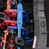 GPM for Arrma 1/7 Infraction/Infraction V2 / Limitless Upgrade Parts Aluminum Rear Wing Mount - 2Pc Set Orange view 3