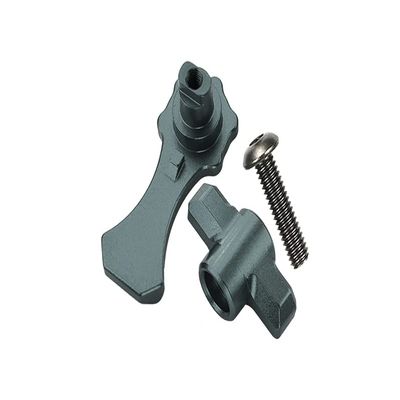 Aluminum Body Shell Lock For 1:10 Traxxas HOSS 4X4 VXL/E-Revo 2.0 VXL/Rustler 4X4 VXL/MAXX - 3Pc Set Gray Silver