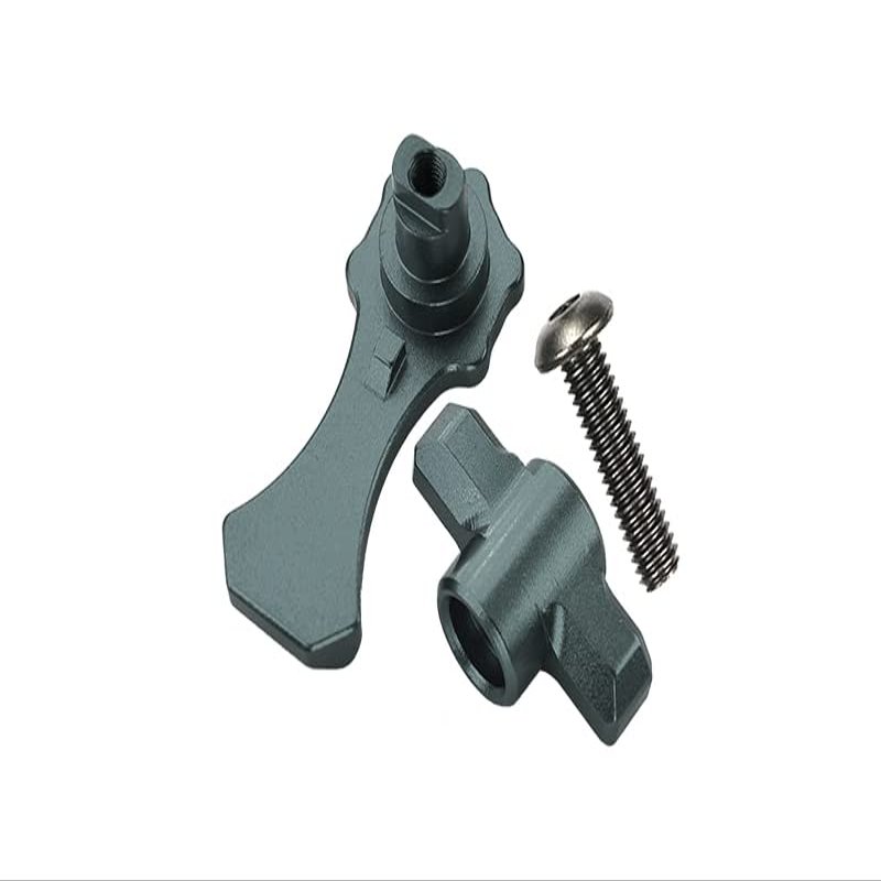 Aluminum Body Shell Lock For 1:10 Traxxas HOSS 4X4 VXL/E-Revo 2.0 VXL/Rustler 4X4 VXL/MAXX - 3Pc Set Gray Silver