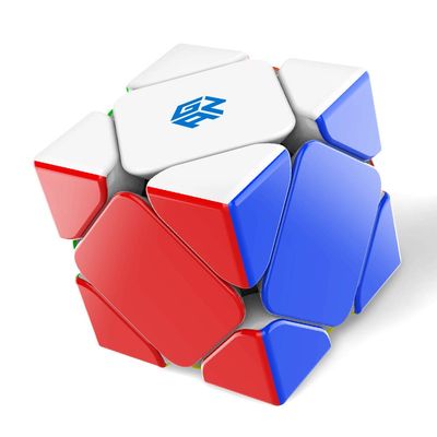 GAN Skewb 8 Magnets, Magnetic Speed Cube Gans Skewb Puzzle Cube Magic Cube Light-Weight GES Pro 90 Corner Cutting for Children Adult Competition
