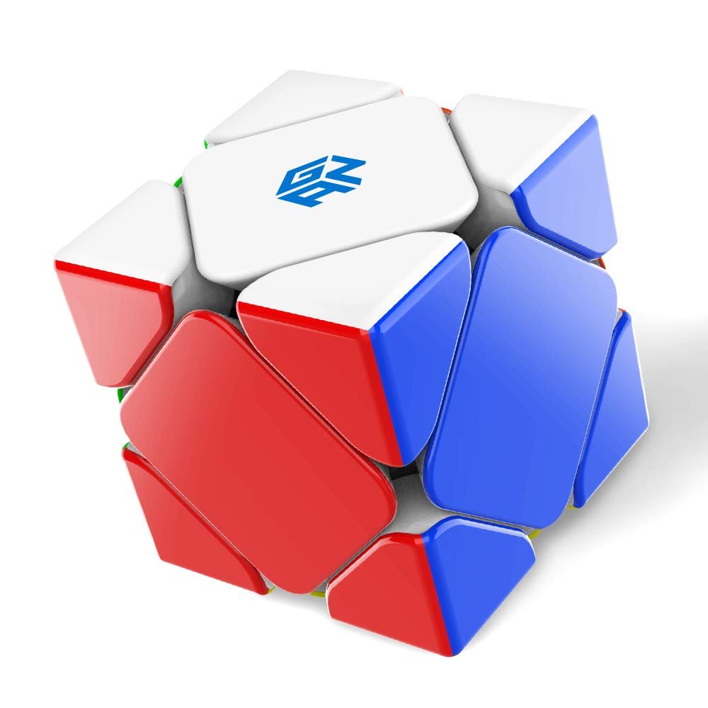 GAN Skewb 8 Magnets, Magnetic Speed Cube Gans Skewb Puzzle Cube Magic Cube Light-Weight GES Pro 90 Corner Cutting for Children Adult Competition