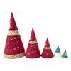 BuyRussianGifts Russian Santa Nesting Dolls Snowman Christmas Tree view 4