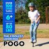 Flybar Pogo Stick for Kids, 40 to 80 Pounds, Perfect for Beginners, Easy Grip Foam Handles, Anti-Slip Foot Pegs, Outdoor Toys for Boys, Jumper Toys for Girls, Outside Toys for Kids (Jolt, Blue Camo) view 2