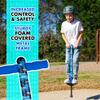 Flybar Pogo Stick for Kids, 40 to 80 Pounds, Perfect for Beginners, Easy Grip Foam Handles, Anti-Slip Foot Pegs, Outdoor Toys for Boys, Jumper Toys for Girls, Outside Toys for Kids (Jolt, Blue Camo) view 3