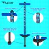 Flybar Pogo Stick for Kids, 40 to 80 Pounds, Perfect for Beginners, Easy Grip Foam Handles, Anti-Slip Foot Pegs, Outdoor Toys for Boys, Jumper Toys for Girls, Outside Toys for Kids (Jolt, Blue Camo) view 4