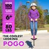 Flybar Foam Jolt Pogo Stick for Kids Ages 6+, 40 to 80 Pounds, Perfect for Beginners (Leopard) view 2