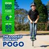Flybar Pogo Stick for Kids, 40 to 80 Pounds, Perfect for Beginners, Easy Grip Foam Handles, Anti-Slip Foot Pegs, Outdoor Toys for Boys, Jumper Toys for Girls, Outside Toys for Kids (Jolt, Tie Dye) view 2