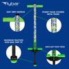 Flybar Pogo Stick for Kids, 40 to 80 Pounds, Perfect for Beginners, Easy Grip Foam Handles, Anti-Slip Foot Pegs, Outdoor Toys for Boys, Jumper Toys for Girls, Outside Toys for Kids (Jolt, Tie Dye) view 4