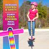 Flybar Foam Jolt Pogo Stick for Kids Ages 6+, 40 to 80 Pounds, Perfect for Beginners (Rainbow) view 3