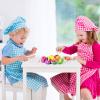 FUN LITTLE TOYS 35PCS Wooden Play Food for Kids Kitchen, Pretend Cutting Food Toys with Wooden Tray, Dishes and Knife for Kids, Pretend Play Food for Christmas Birthday Gifts view 2