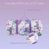Hi Sprout Nap Mat with Removable Pillow and Soft Blanket, Lightweight Sleeping Bag, Travel Slumber (Blooming Flowers) view 2