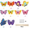 BeYumi 30 Pack Springtime Butterfly Centerpiece Sticks Bobber Table Toppers Cupcake Toppers, Butterfly Theme Party Supplies Photo Booth Props Wall dcor for Baby Shower Spring Summer Themed Party view 2