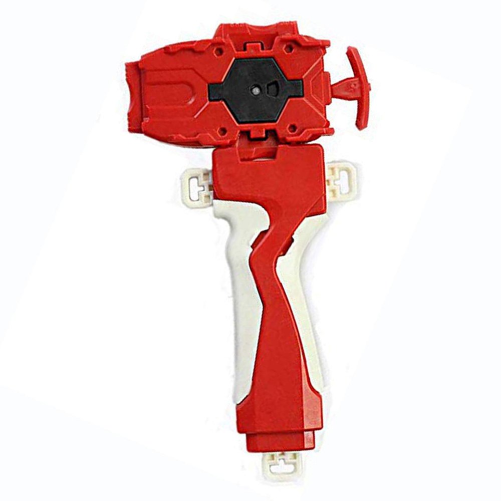Bey Burst String Launcher and Grip Metal Fusion Burst Starter Gyro String Launcher Strong BeyLauncher Spining Top Toys Accessories Red