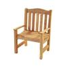 Melody Jane Dollhouse Bare Wood Garden Chair Miniature Wooden Unfinished Patio Furniture view 1