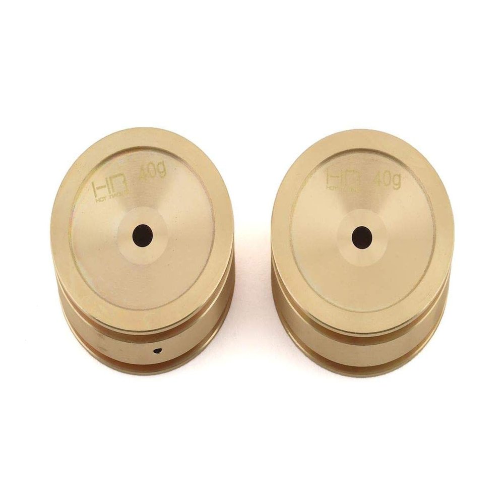 HRSXTF265H ot Racing Aaxial SCX24 Brass Wheel (2) HRASXTF265H