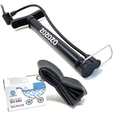 ZOZOZO Stroller Tire Pump & Tube Replacement for BOB Jogging Strollers (BOB Revolution Flex, Pro Se, Strides, Duallie Joggers)