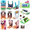 JOYIN 28 pcs Fun Valentine Sports Game Card and Erasers for Kids Party Favor, Classroom Exchange Prizes, Valentines Day Greeting Cards view 1
