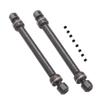 2Pack ShareGoo Universal Steel Centre Drive Shaft Dogbone Compatible with Tamiya CC01 Axial SCX10 D90 HSP 94180 Redcat 1/10 RC Crawler Car (112-152mm) view 1