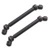 2Pack ShareGoo Universal Steel Centre Drive Shaft Dogbone Compatible with Tamiya CC01 Axial SCX10 D90 HSP 94180 Redcat 1/10 RC Crawler Car (112-152mm) view 2