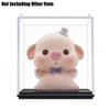 Odoria 2Pcs Clear Acrylic Display Box Case 2.6" Cube for Tennis Figure Display view 3